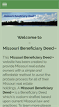 Mobile Screenshot of missouribeneficiarydeed.com